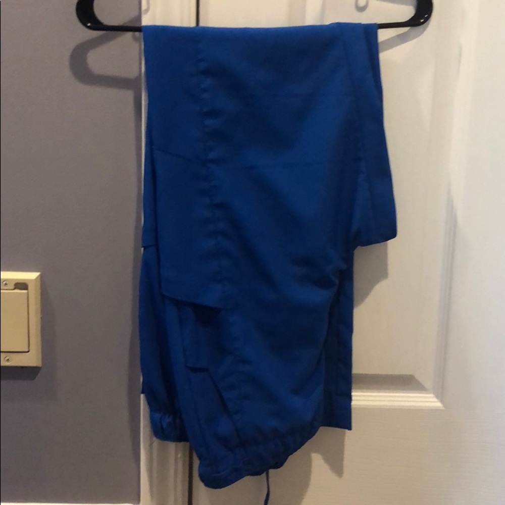 Royal blue scrub pants